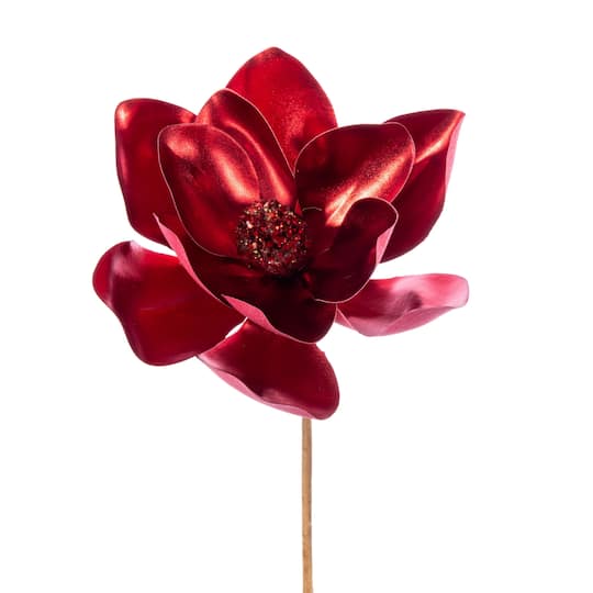 Vickerman 13" Artificial Red Magnolia Picks, 3ct. | Michaels®